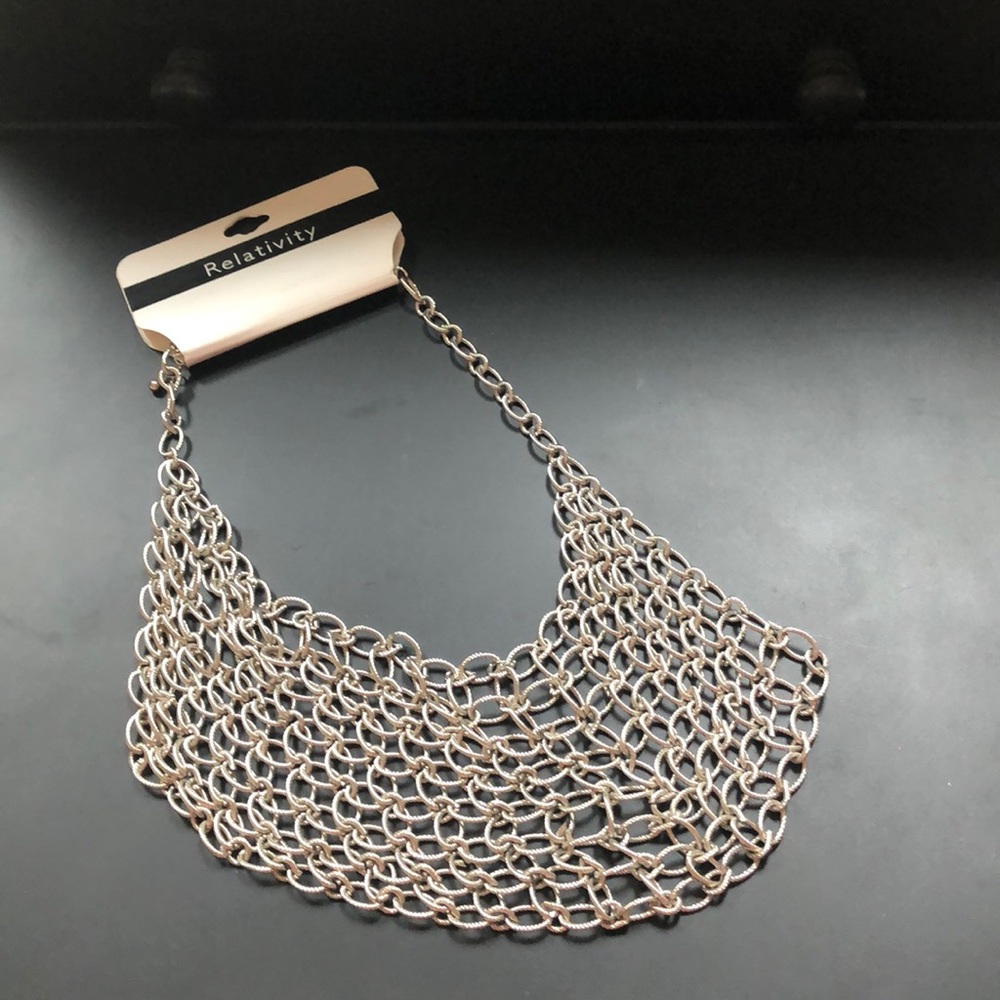 Relativity Silver Necklace